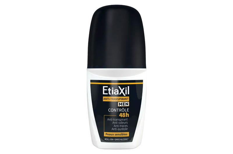 ETIAXIL MEN aisselles anti-transpirant Contrôle 48h roll-on 50 ml