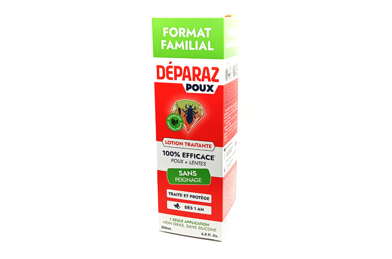DÉPARAZ Poux Lotion Traitante format familial 200 ml