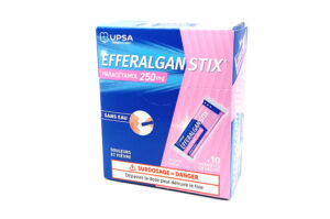 EFFERALGAN STIX FRAISE 250 mg 10 granulés en sachet