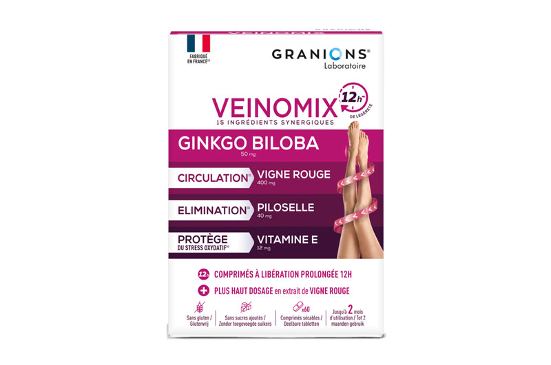 GRANIONS Veinomix Confort Veineux 60 comprimés